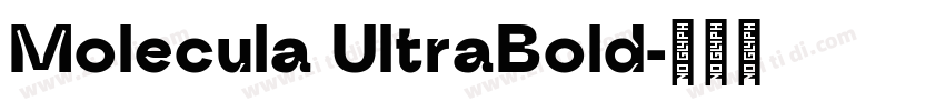 Molecula UltraBold字体转换